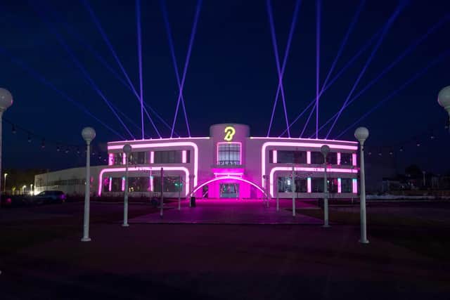 General views of the new Splash 40m swimming pool, which has now officially opened at Butlins holiday resort in Bognor Regis, West Sussex.