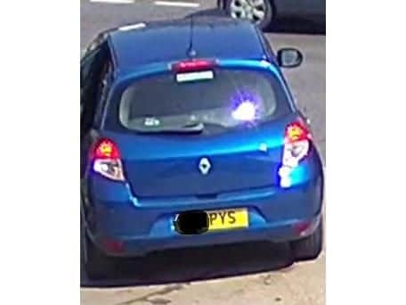 The stolen Renault Clio