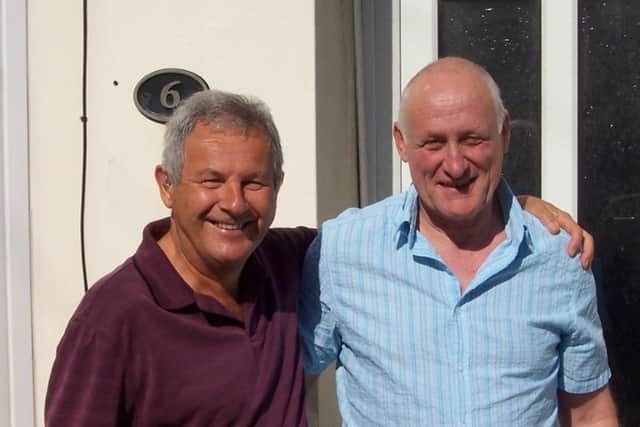 John McGregor, left, and Martin Shuker, the founders of the RAF Thorney Island airbase reunion