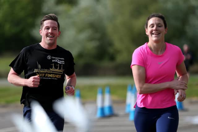 John Molyneaux and Noemie Plumridge. Picture: Chris Moorhouse
