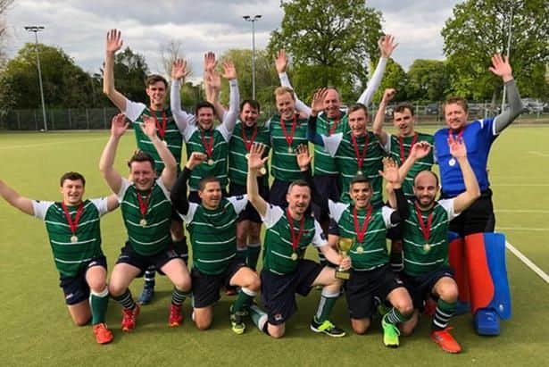 Havant celebrate winning the Hampshire Cup