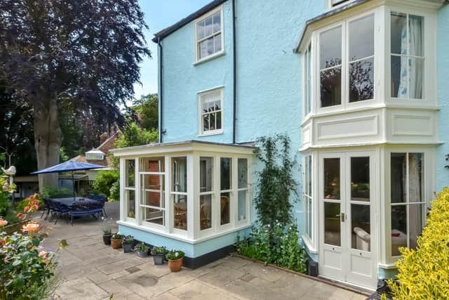It is a Grade-II listed property and is a stone's throw away from Portchester Castle.