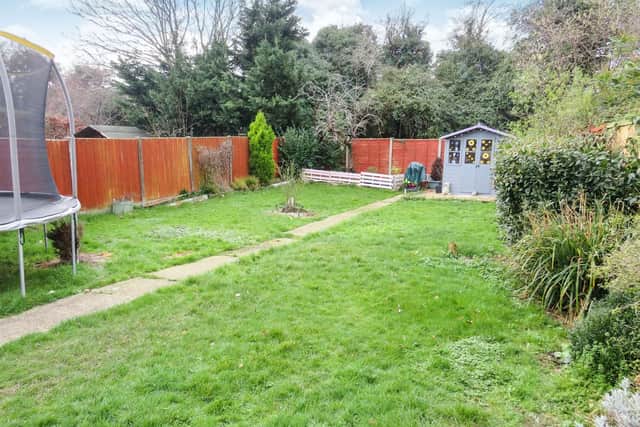 It also has a west-facing garden.