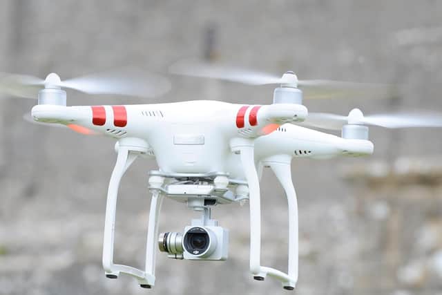 Four young businessmen have launched their drones company called Aguero Drones currently based in Portchester.
Picture: Sarah Standing (060519-7153)