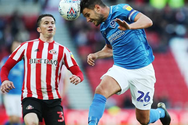 Pompey's Gareth Evans. Picture: Joe Pepler