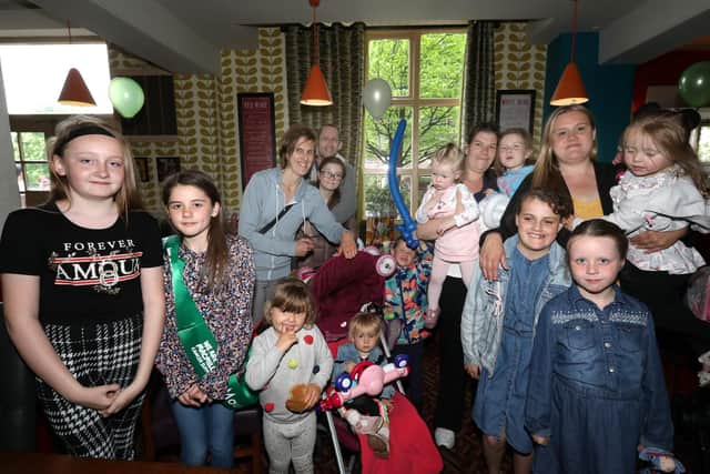 Not everyone was in the sunshine! Fun day in aid of Macmillan, Sovereigns pub, Kingston Crescent, Portsmouth.                         Picture: Chris Moorhouse    (110519-16)