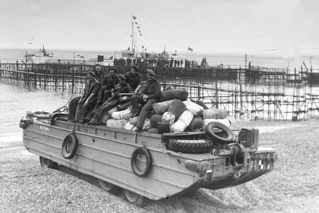 D Day 75 glass plates