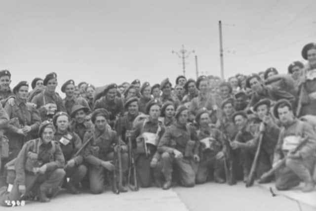 D Day 75 glass plates