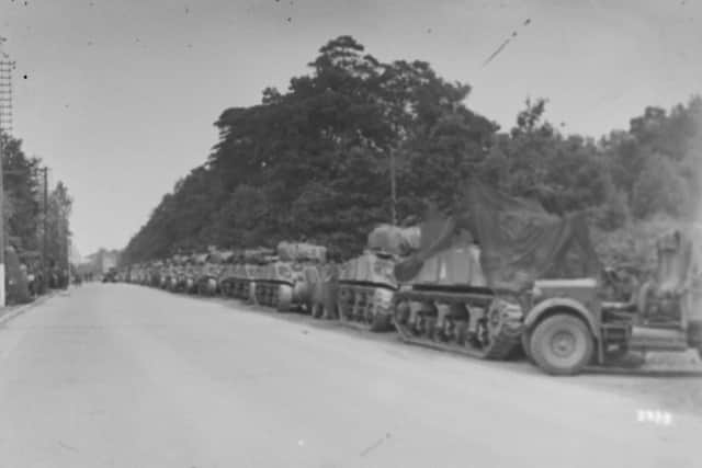 D Day 75 glass plates