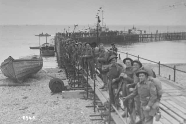 D Day 75 glass plates