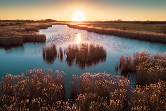Thorney Island sunrise by Brian Bracher