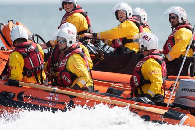 Crews of the Hayling Island RNLI boats. Picture: Keith Woodland (110519-191)