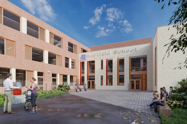 An artist's impression of how the new Mayfield School in Copnor could look. Picture from Noviun Architects