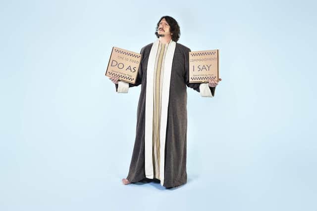 Jay Rayner: Ten Food Commands. Picture by Levon Biss