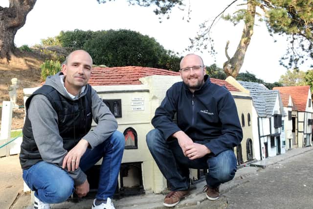 Mark, left, and Dean Wilson who run Southsea Model Village 
Picture: Sarah Standing (160534-8908)