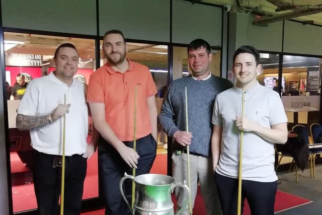 Left to right: Mike Talmondt and Pedro Ferguson - Bobby Terry and Nick Fegan