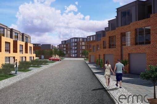 An artist's impression of the Fraser Range plans
Picture: EMRC Architects