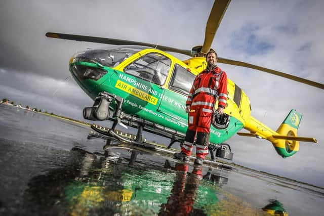 Dr Matt Kerton. Picture: Hampshire and Isle of Wight Air Ambulance