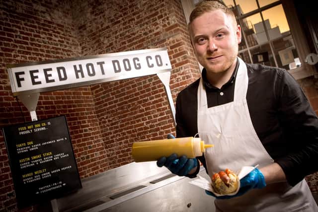 Pete Hunt, owner of Feed Hot Dog Co. Picture: Sean Ebsworth Barnes