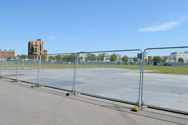 There will be two separate fences put up in Southsea Common. Picture: Sarah Standing (210519-9744)