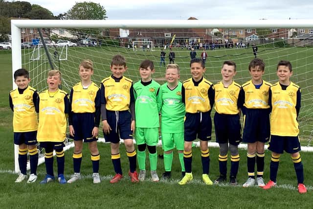 Winners of the Nelson Cup after defeating of Baffins Milton Rovers 3-1 coached by Ricky.