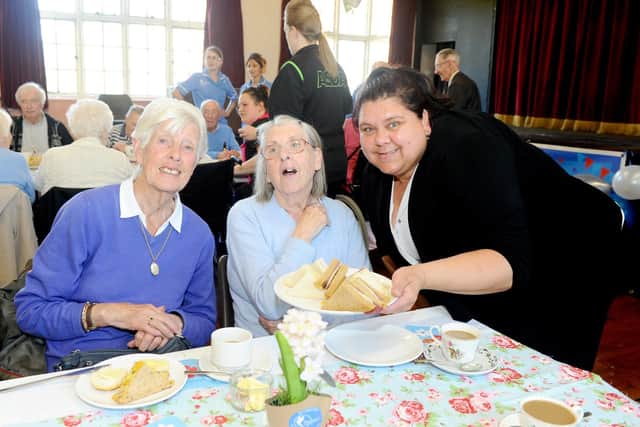 From left, Maureen Glew, Winn Bloomfield and Maria Styles.
Picture: Sarah Standing (210519-9817)