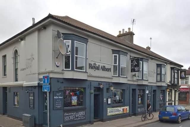 This pub is in Albert Road, Southsea. One of our readers wrote: 'Royal Albert always!'