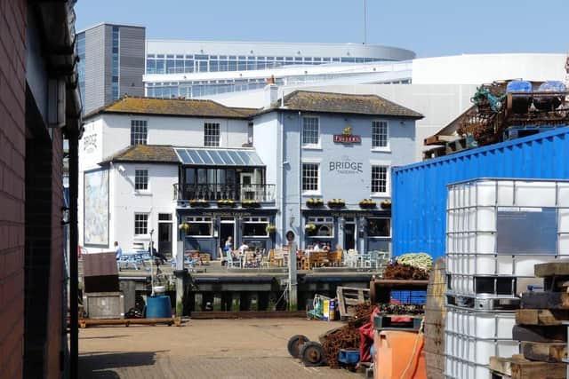 Located in Old Portsmouth, this pub can be found in East Street overlooking the water.