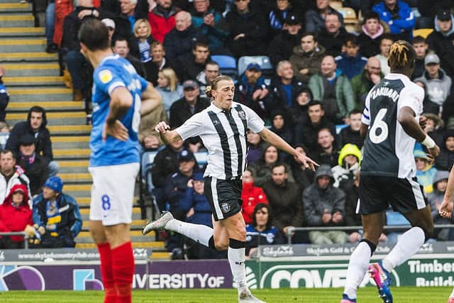 Scored one of the goals of the season at Fratton Park. The powerful Gills striker has plenty of admirers.