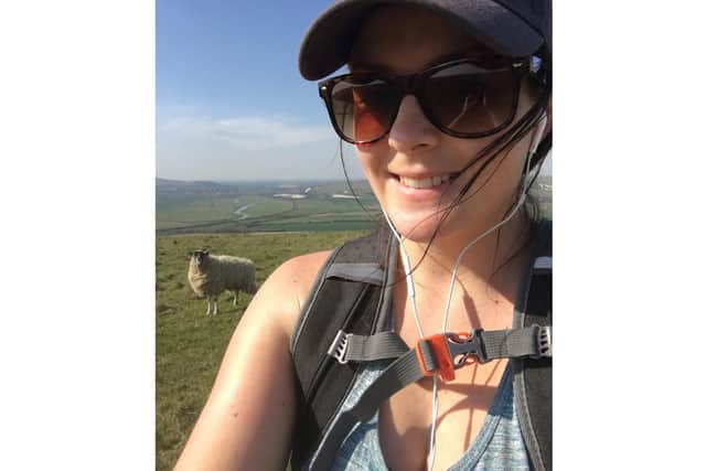 Fiona Callingham on the South Downs Way