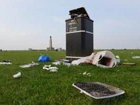 Southsea Common was trashed by visitors during the bank holiday earlier this month. Picture: Morten Watkins/Solent News and Photo Agency