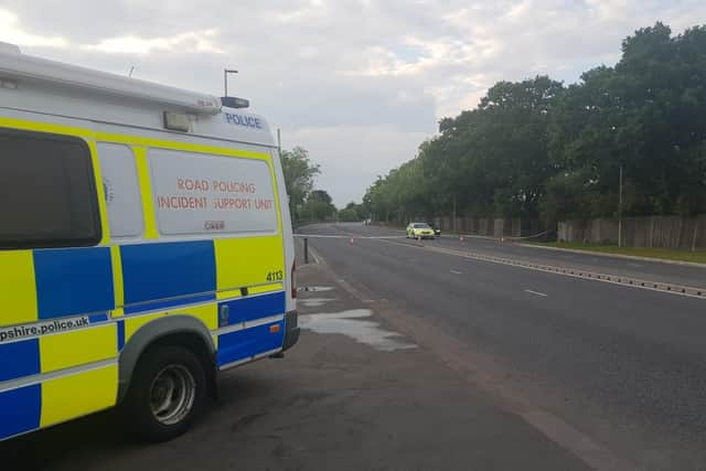 Police have closed Southampton Road