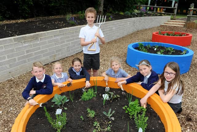 Pictured is: (l-r) Connor Miller (8), Francesca Donovan (6), Erin Hale (10), Rico Daiboun (11), Jessica Yarrow (5), Lacey Collins (8) and Refkah Hawkridge (11).

Picture: Sarah Standing (240519-220)