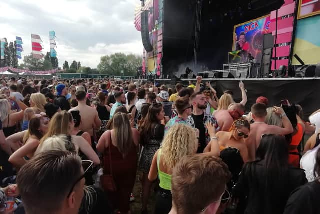 Revellers at South Central Festival