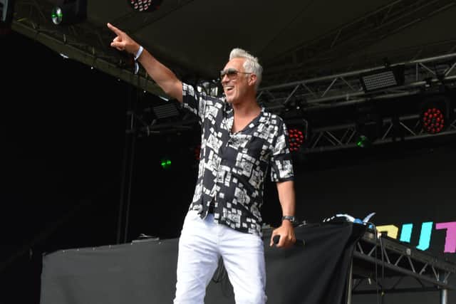 Martin Kemp during his DJ set at South Central Festival in Cosham. Picture: Eleanor Davies
