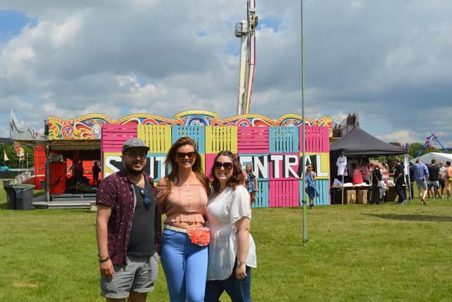 From left, Steve Hughes, Sophie Heather and Amber Satchell