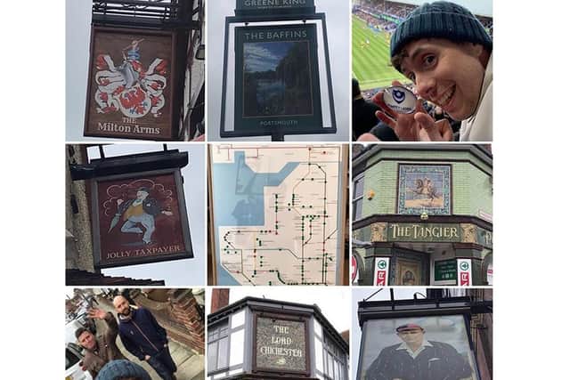 Aaron Haggard and Dale Poulton on their Portsmouth pub challenge