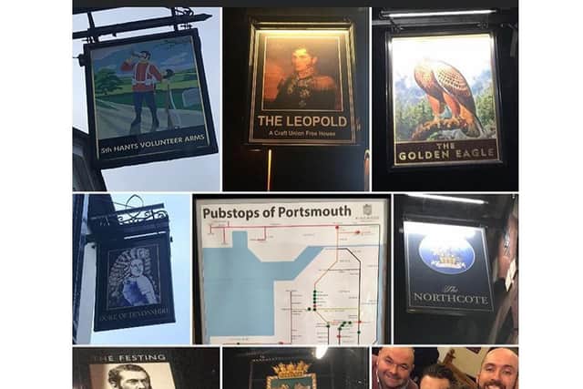 Aaron Haggard and Dale Poulton on their Portsmouth pub challenge