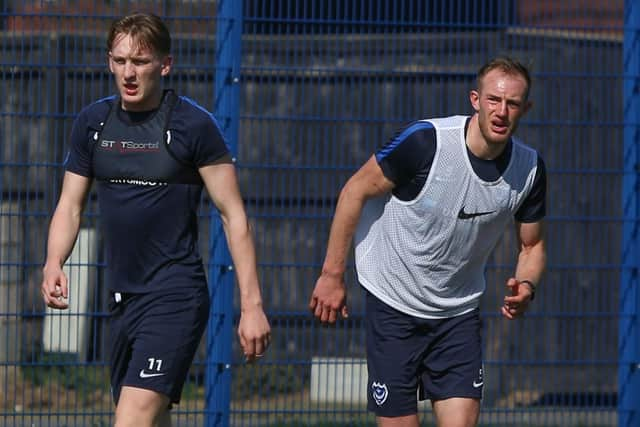 Ronan Curtis, left and and Matt Clarke. Picture: Habibur Rahman