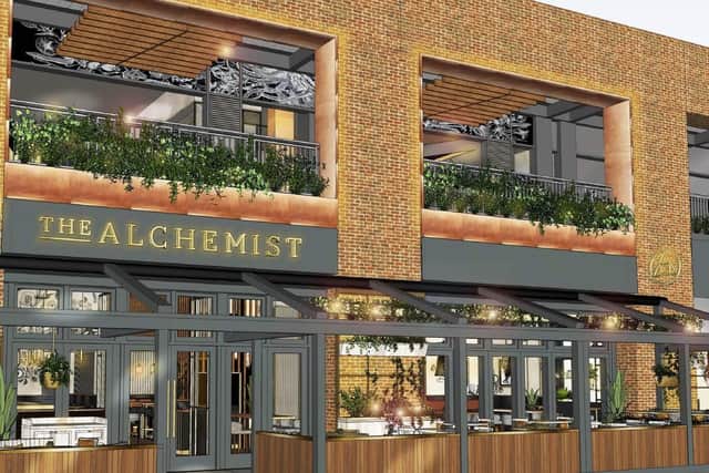What The Alchemist bar and restaurant at Gunwharf Quays could look like. Picture courtesy of The Alchemist Bars & Restaurants Ltd