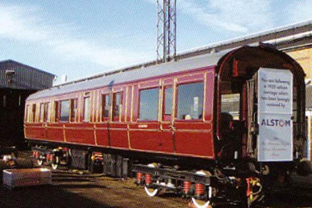 Built in 1920, special saloon 45000 was used by the Royal Family before and after it became part of Churchills 8-carriage train from 1941-45. It has been immaculately restored and can be viewed at the Midland Railway Centre, Ripley, Derbyshire. The PM used it on 36 tours, covering 16,000 miles.