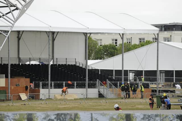D Day preparations underway on Southsea Common. Picture: (310519-3)