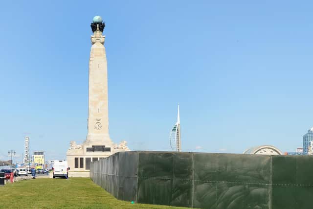 Preparations for the D-Day commemorations are well underway on Southsea Common. Picture: (210519-9778)
