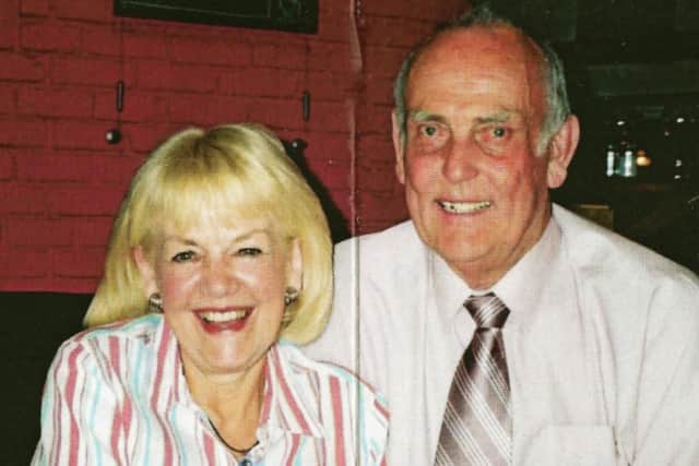 Anita Lockhart, formerly of The Honeys, with her husband Maurice.