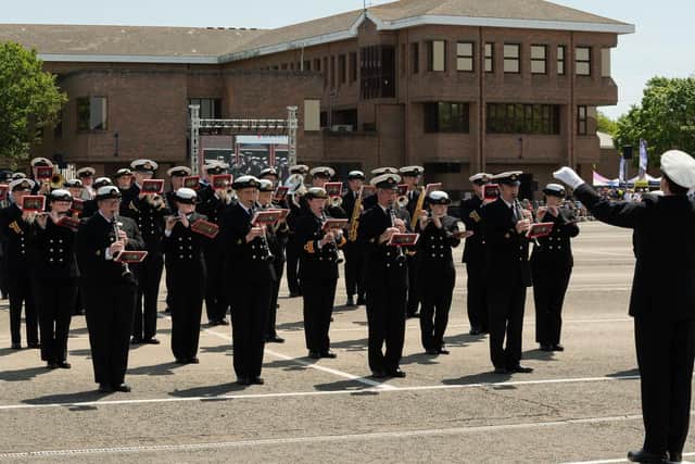 HMS Collingwood Volunteer Band. Picture Credit: Keith Woodland