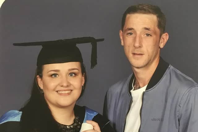 Amber Fountain and her boyfriend, Daryl Thomson