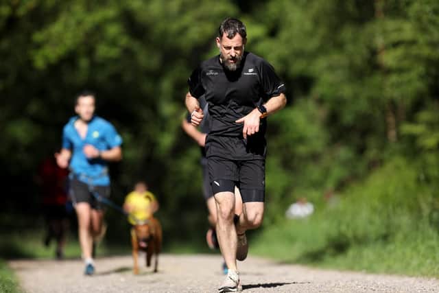 Dwayne Bartram got a new personal best in his 195th Queen Elizabeth parkrun. Picture: Chris Moorhouse