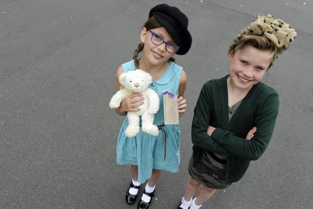 (l to r), Ebony Marshall (eight), Sofia Heywood (nine). Picture: Ian Hargreaves (040619-7)