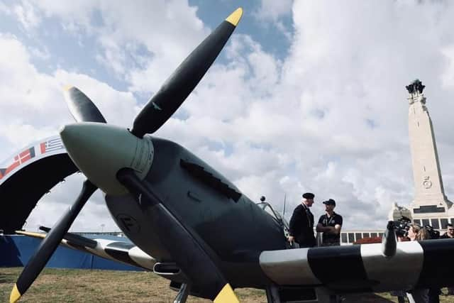 Spitfire on Southsea Common