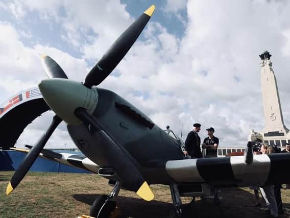 Spitfire on Southsea Common